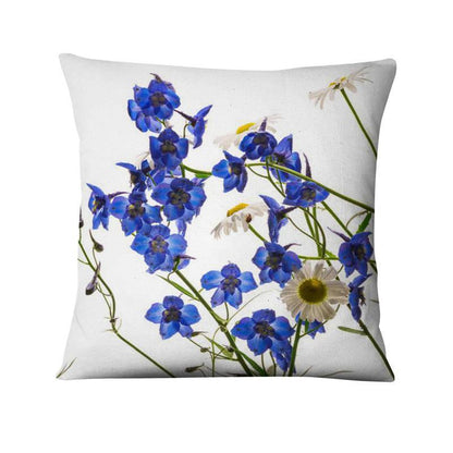Floral Digital Print Pillowcase Green Plant Cushion Cover
