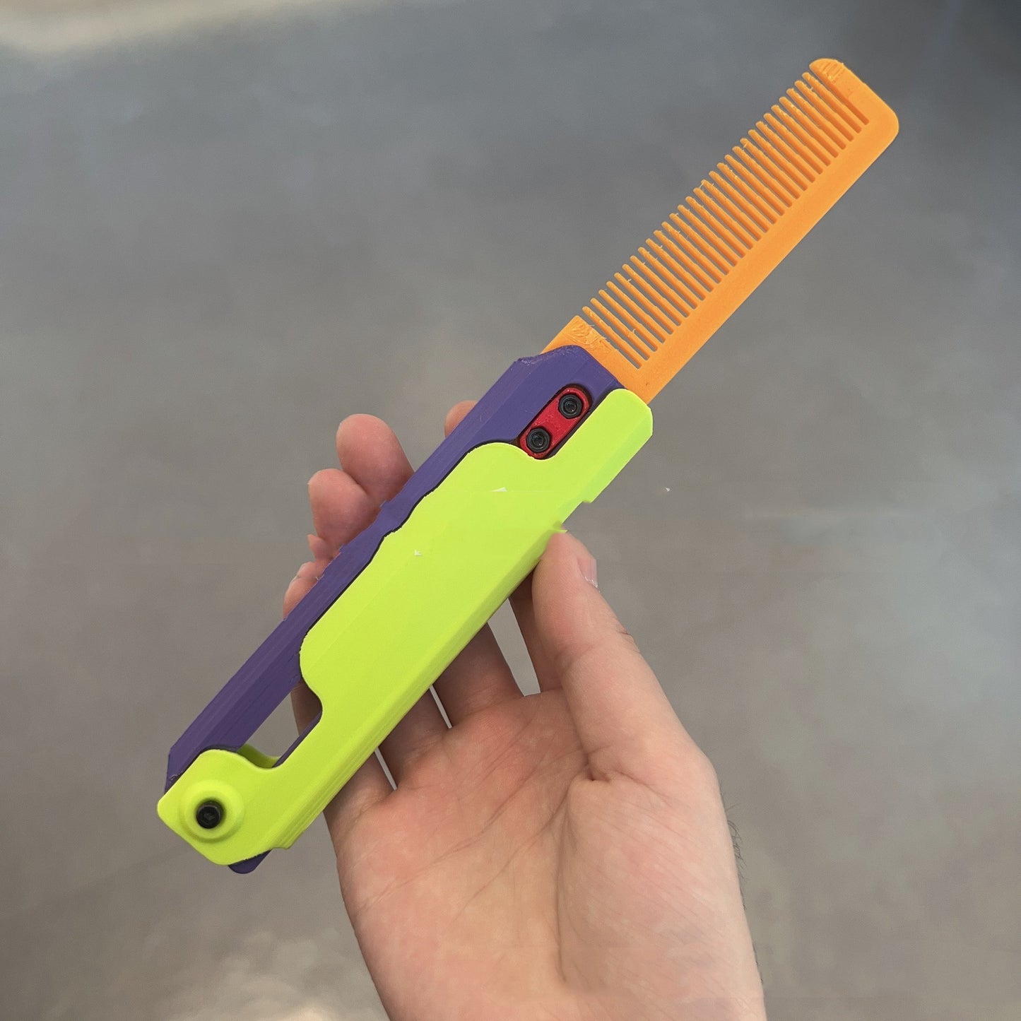 3D Straight Gravity Comb Decompression Toy