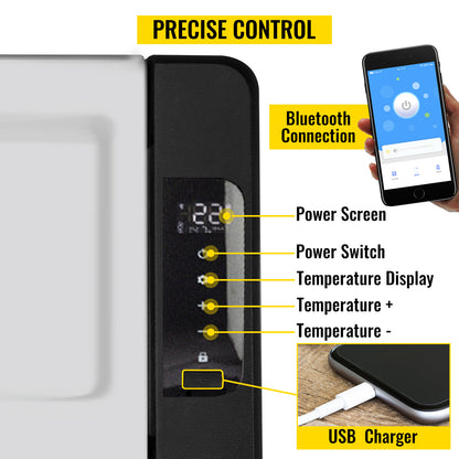 VEVOR 25L Car Refrigerator Mini Fridge Freezer Portable Compressor Cooler 12/24V DC 110-240V Ice Box for Driving Camping Picnic