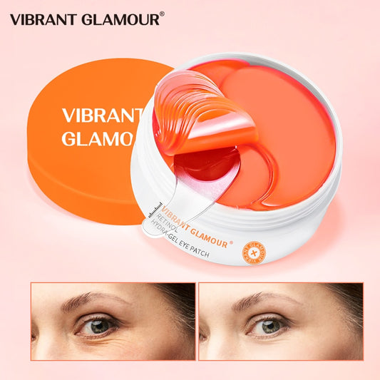 VIBRANT GLAMOUR Retinol Eye Mask Firming Collagen Eye Patch Anti-Aging Remove Dark Circles Eye Bags Moisturizing Skin Care 60pcs