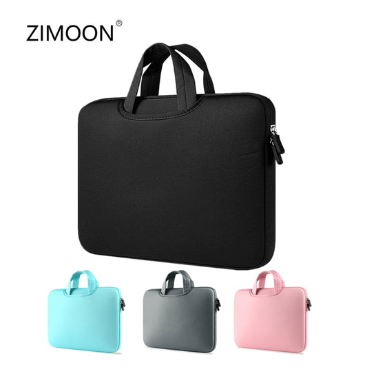Colorful Zipper Laptop Handbag 13/14/15 inch Notebook Case for Macbook Computer Carry Bag Laptop Sleeve Briefcase