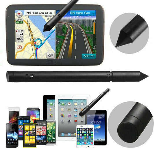 Touch Screen Pen Stylus 2 in 1 Rubber Nib Capacitive &amp; Tip Nib Resistive Touch Stylus Pen For IPhone IPad Tablet GPS Navigator